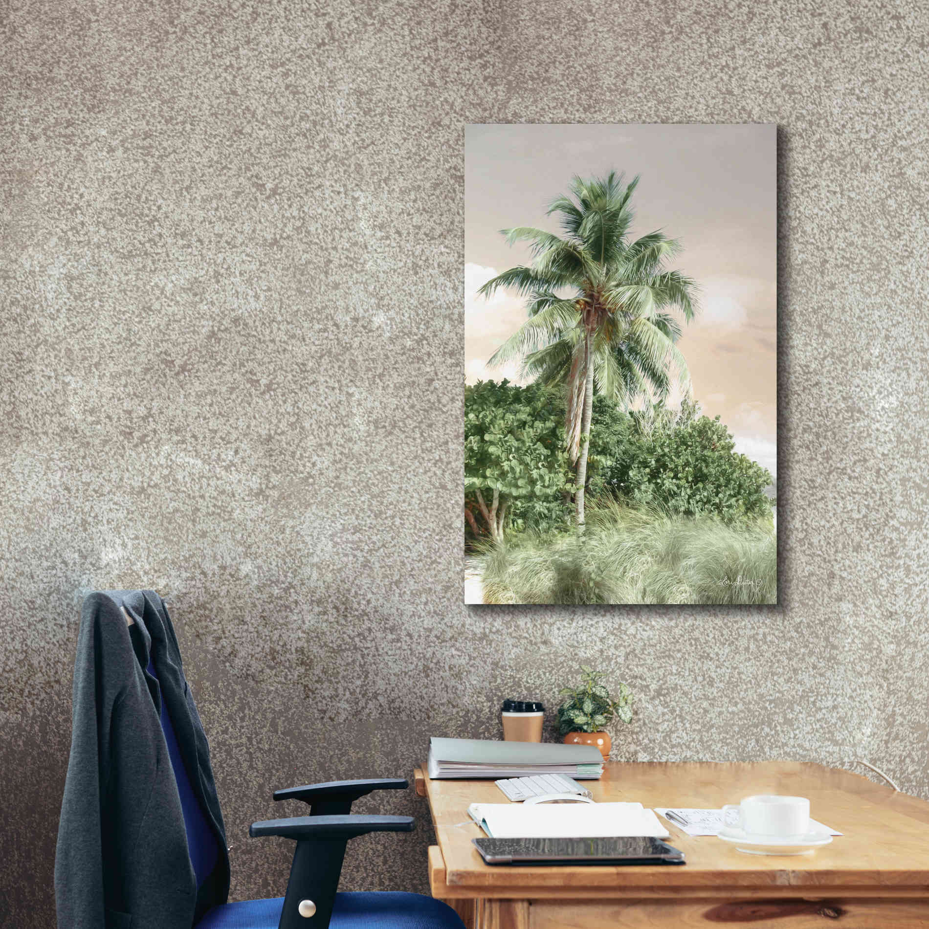 'Sanibel Island Palm' by Lori Deiter, Canvas Wall Art,26 x 40