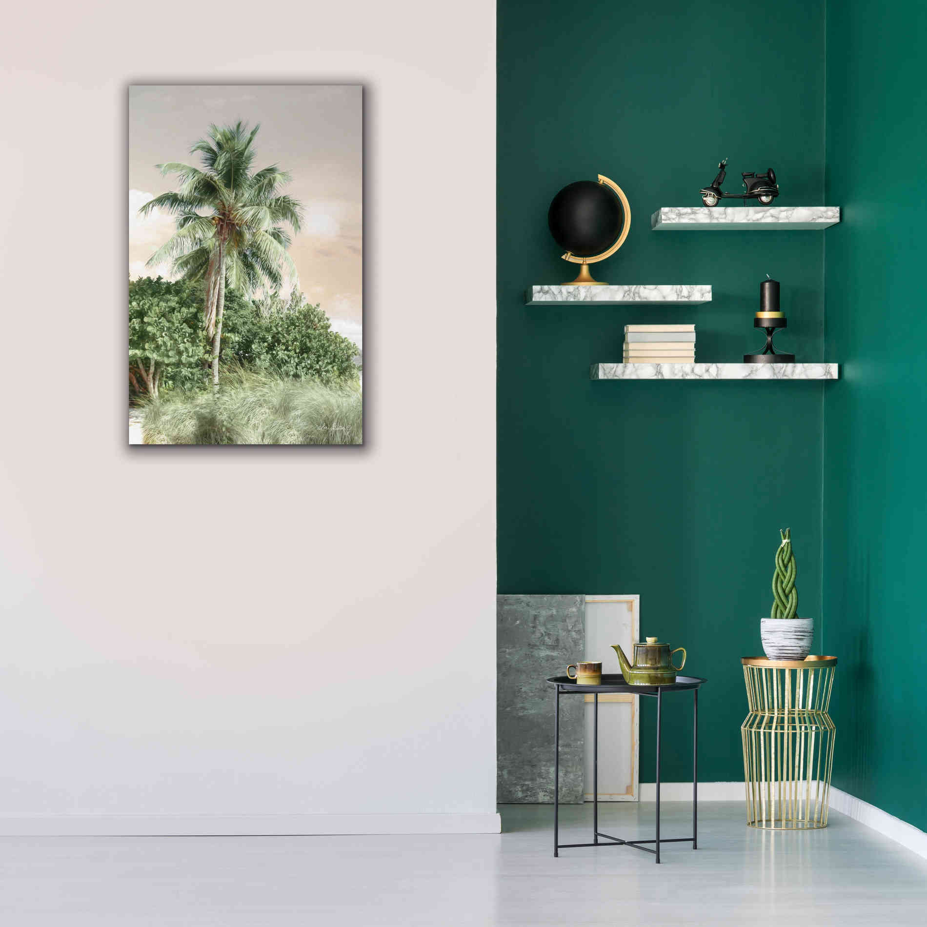 'Sanibel Island Palm' by Lori Deiter, Canvas Wall Art,26 x 40