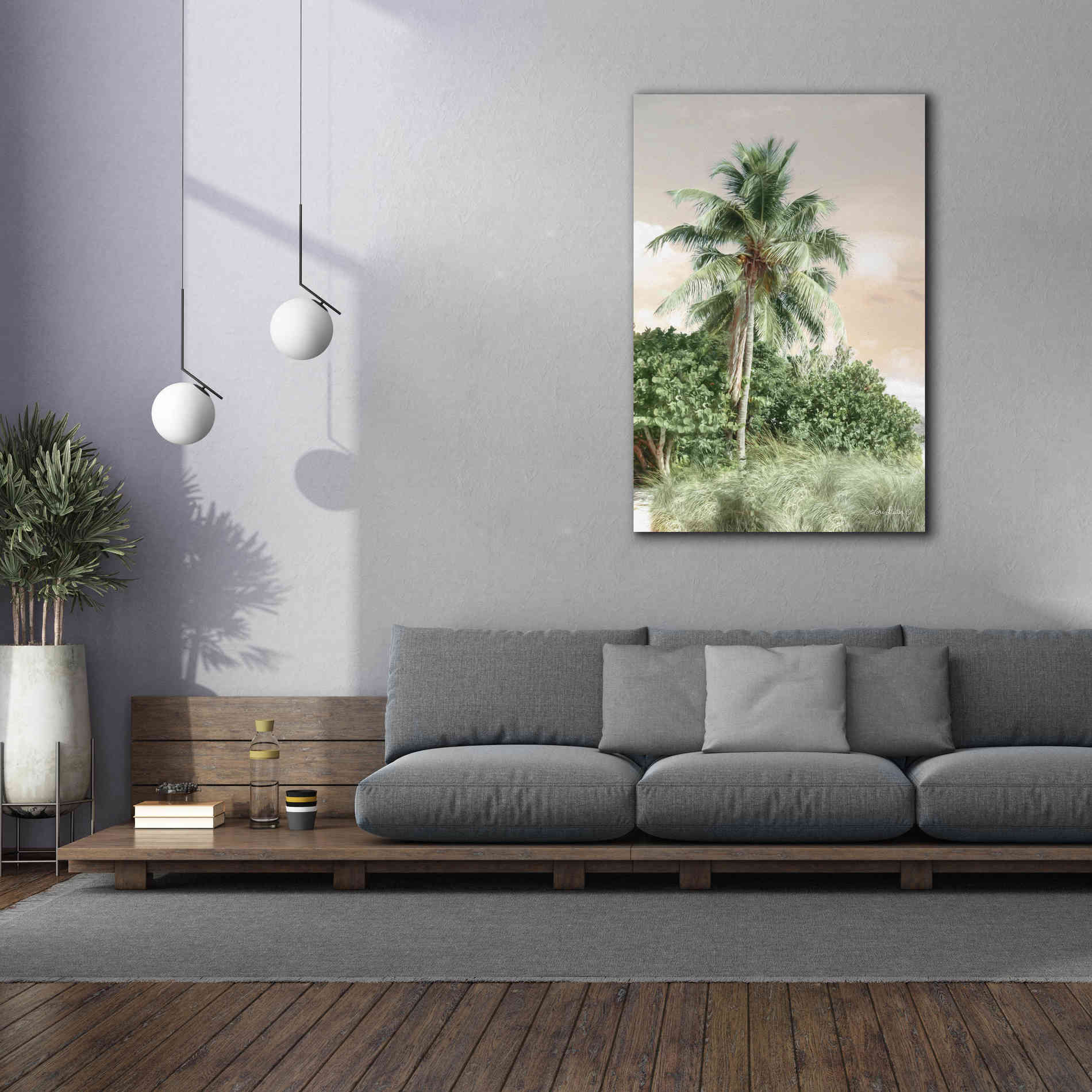 'Sanibel Island Palm' by Lori Deiter, Canvas Wall Art,40 x 60