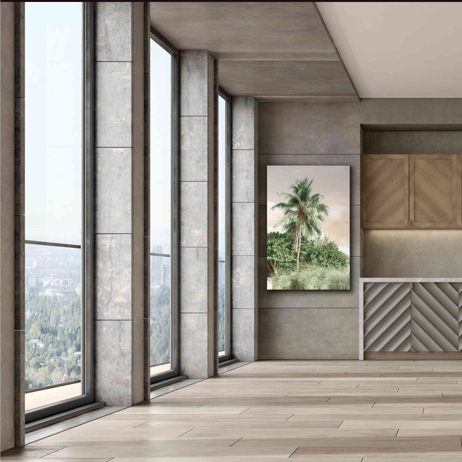 'Sanibel Island Palm' by Lori Deiter, Canvas Wall Art,40 x 60