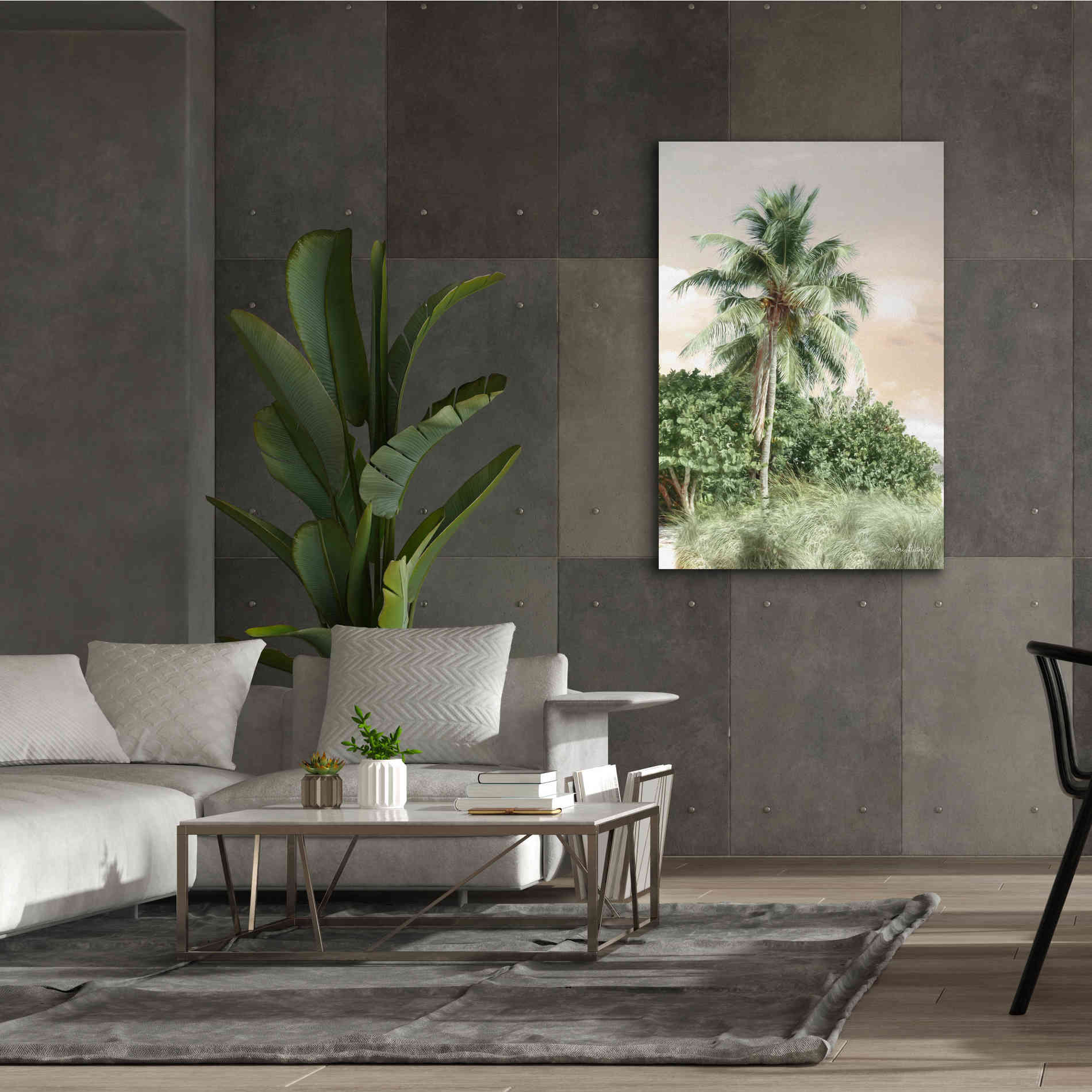 'Sanibel Island Palm' by Lori Deiter, Canvas Wall Art,40 x 60