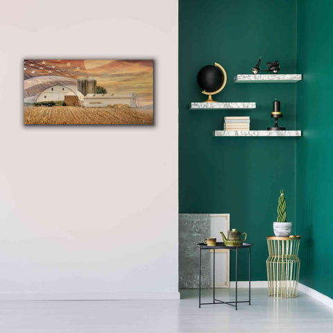 Image of 'American Farmland' by Lori Deiter, Canvas Wall Art,40 x 20