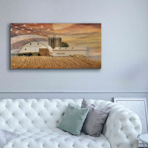 Image of 'American Farmland' by Lori Deiter, Canvas Wall Art,60 x 30