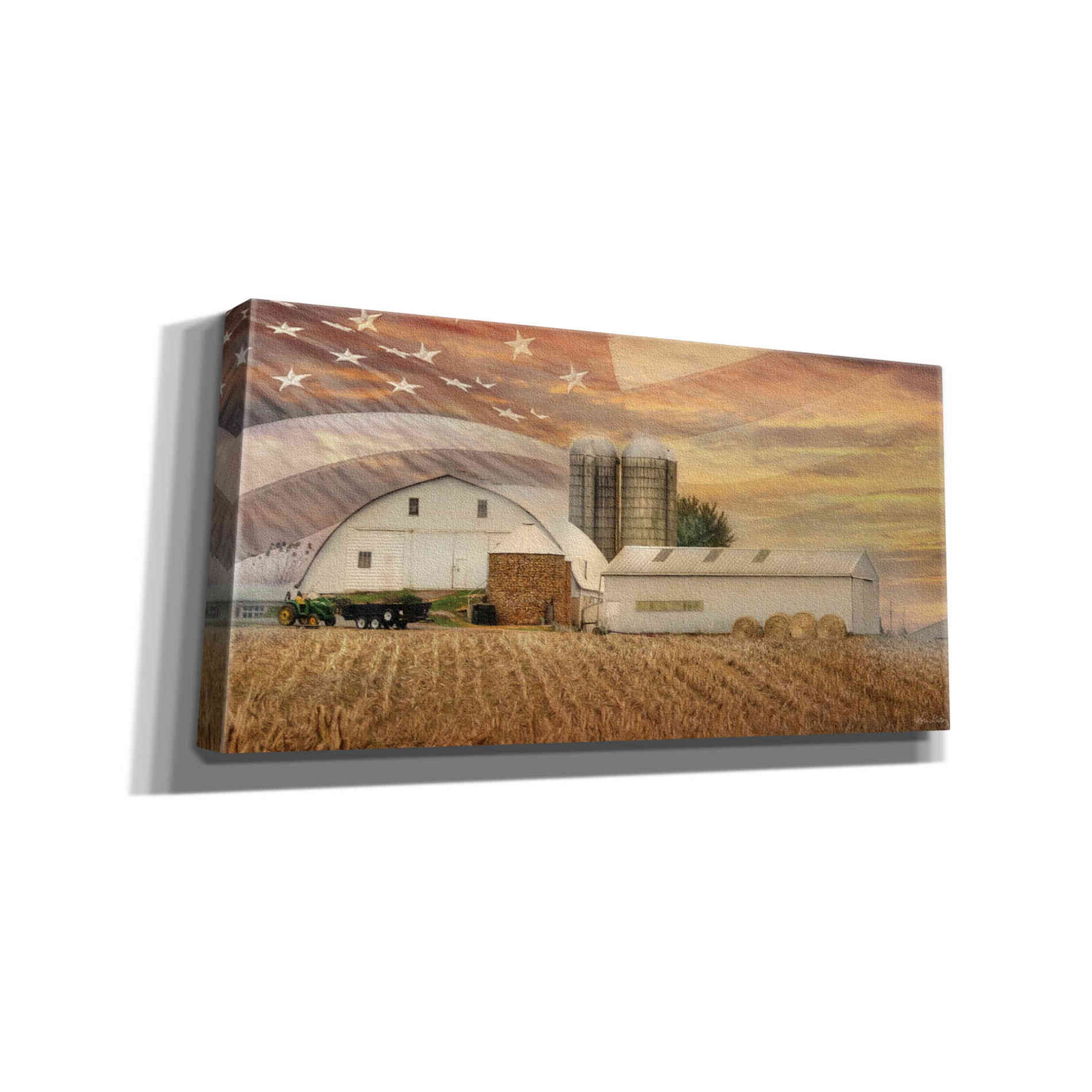 'American Farmland' by Lori Deiter, Canvas Wall Art