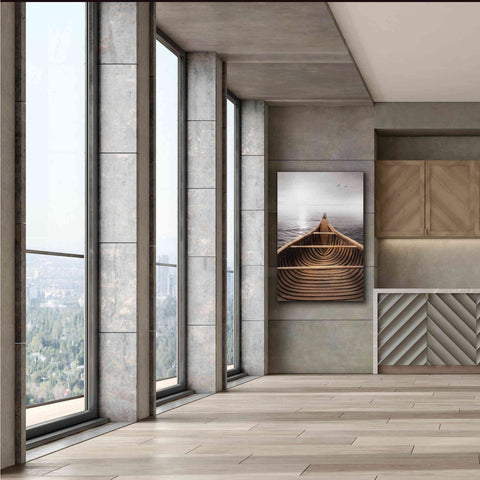 Image of 'Old Wooden Canoe' by Lori Deiter, Canvas Wall Art,40 x 60