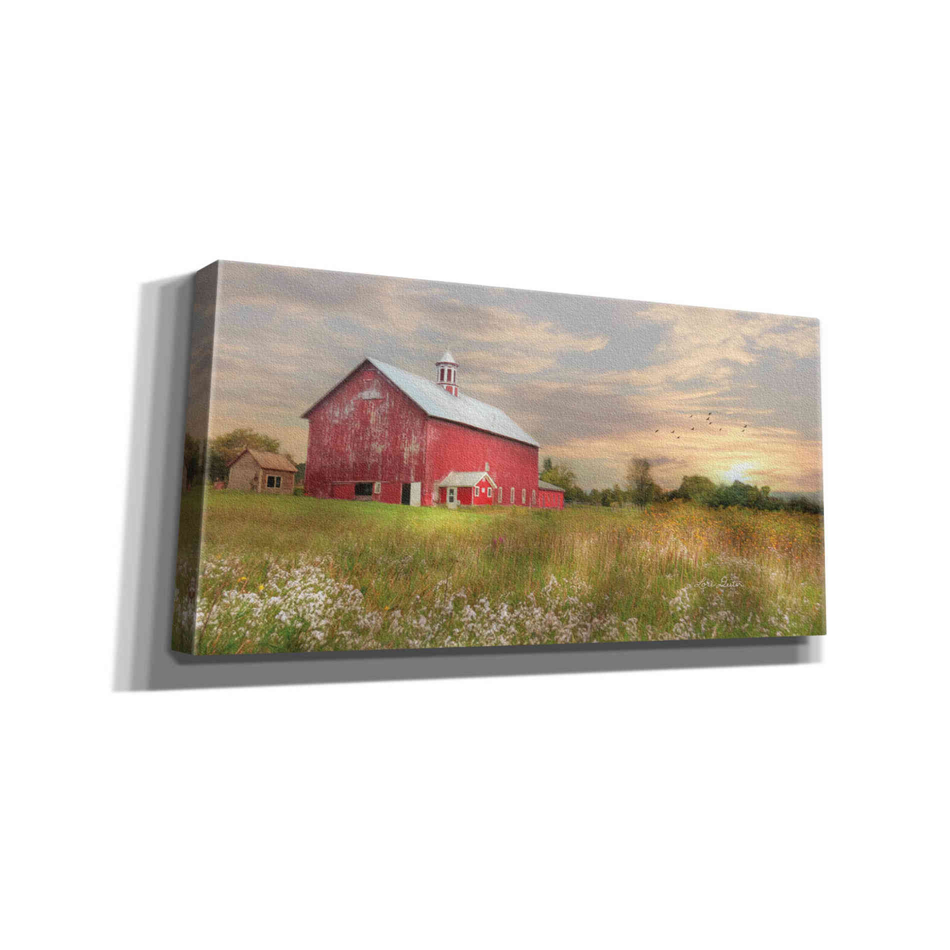 'Vermont Landscape' by Lori Deiter, Canvas Wall Art