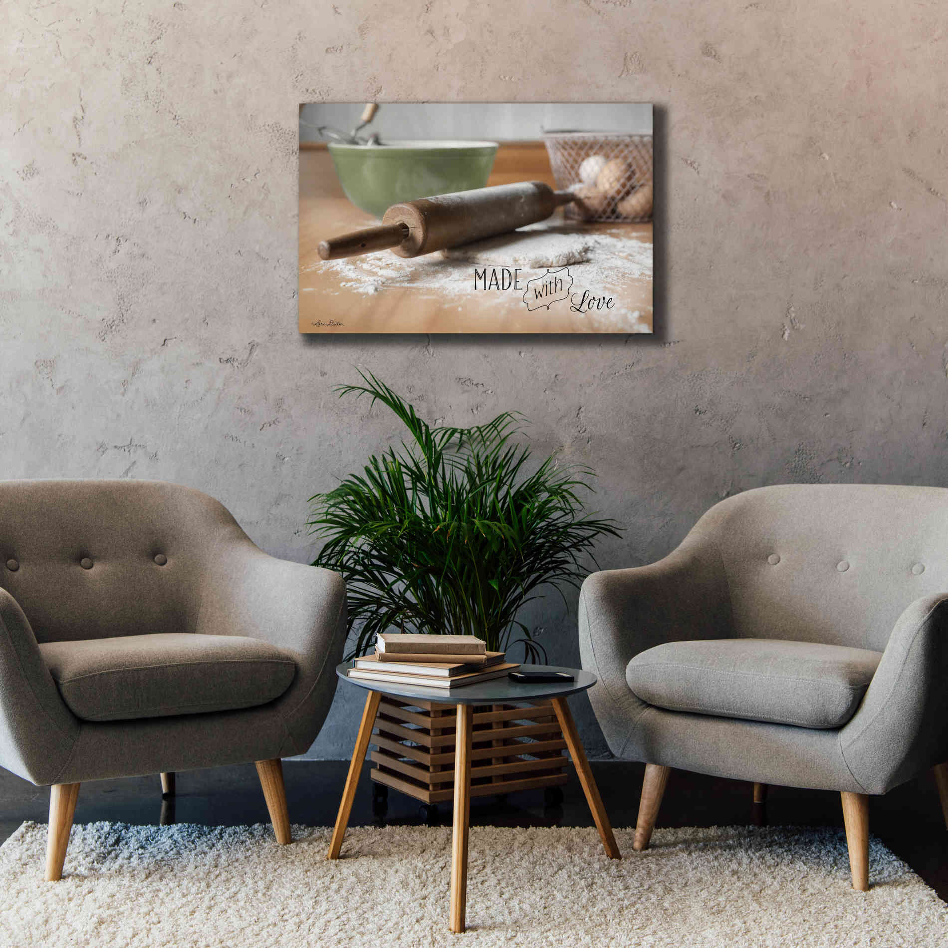 'Made with Love' by Lori Deiter, Canvas Wall Art,40 x 26