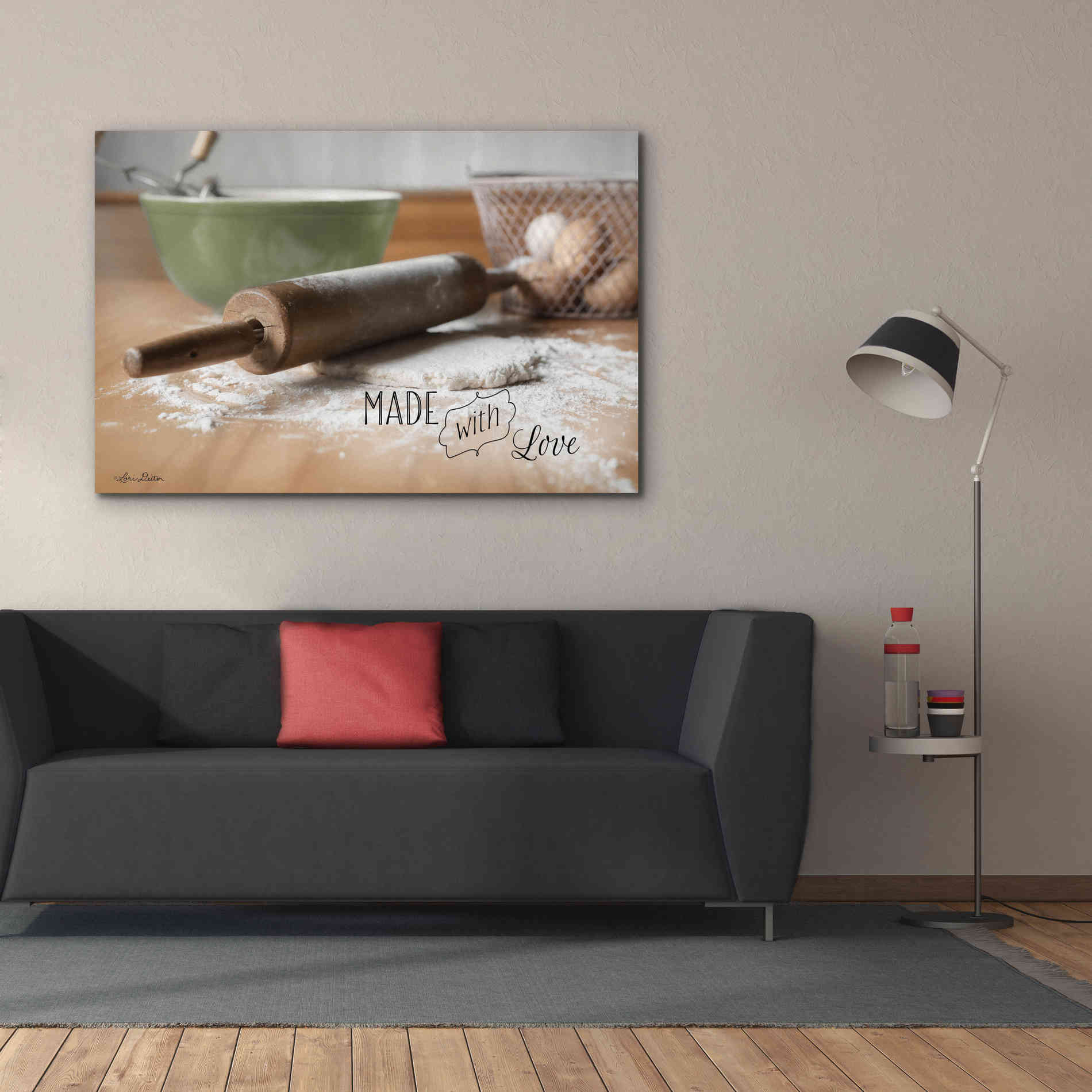 'Made with Love' by Lori Deiter, Canvas Wall Art,60 x 40