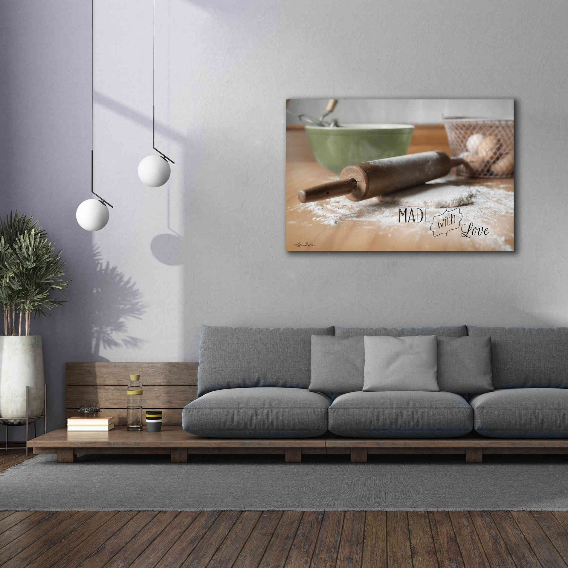 'Made with Love' by Lori Deiter, Canvas Wall Art,60 x 40