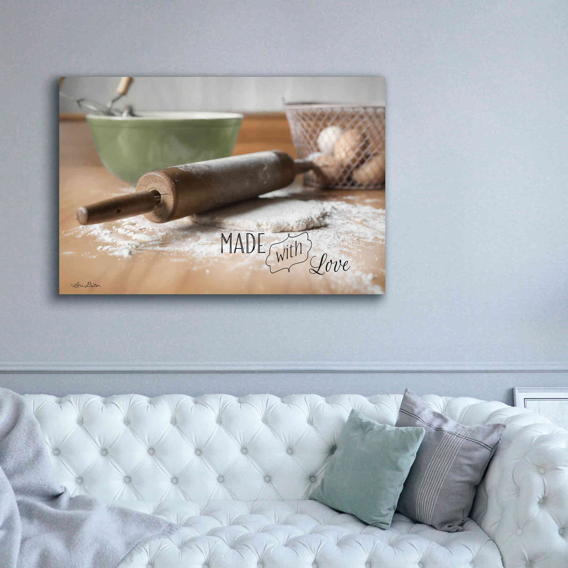 'Made with Love' by Lori Deiter, Canvas Wall Art,60 x 40