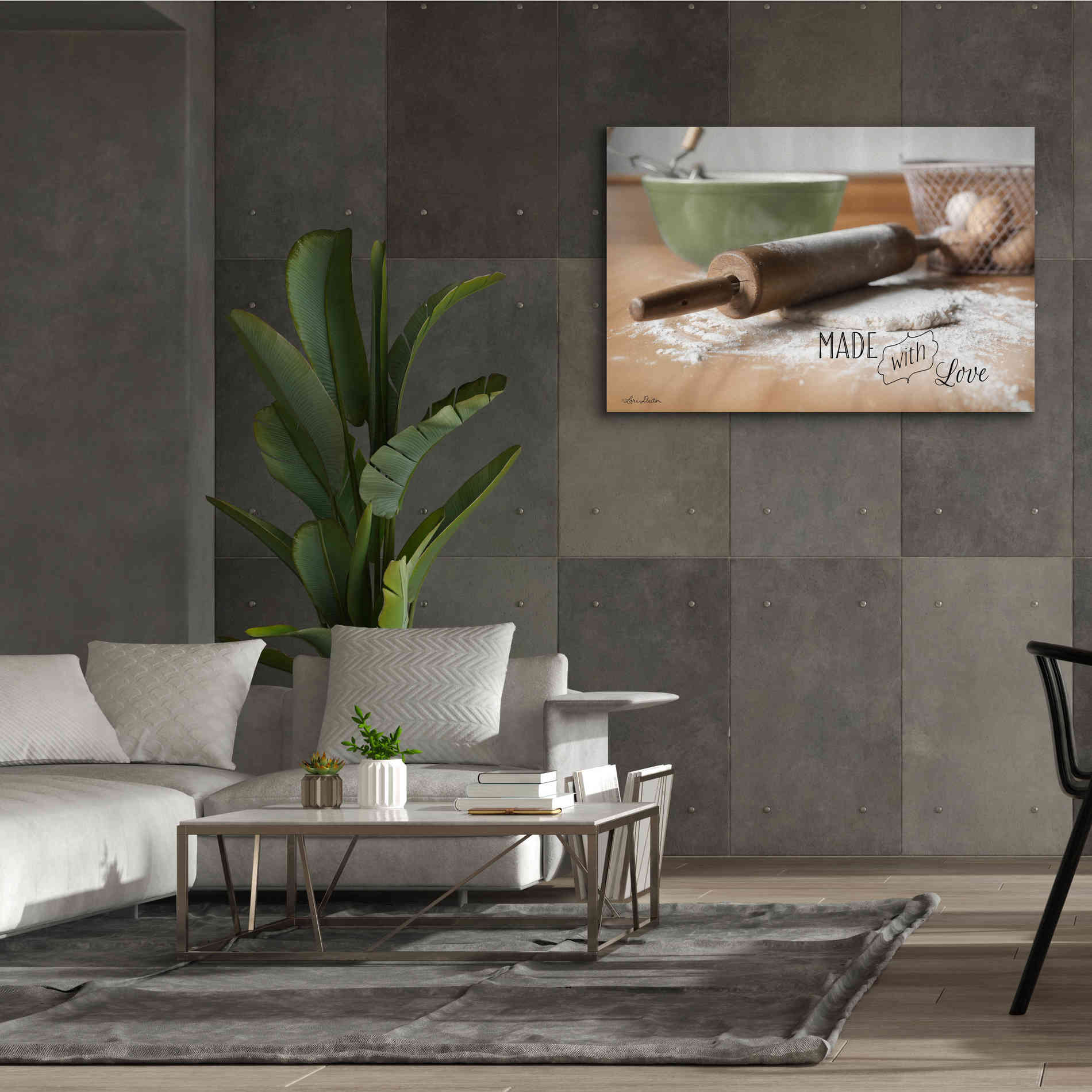 'Made with Love' by Lori Deiter, Canvas Wall Art,60 x 40