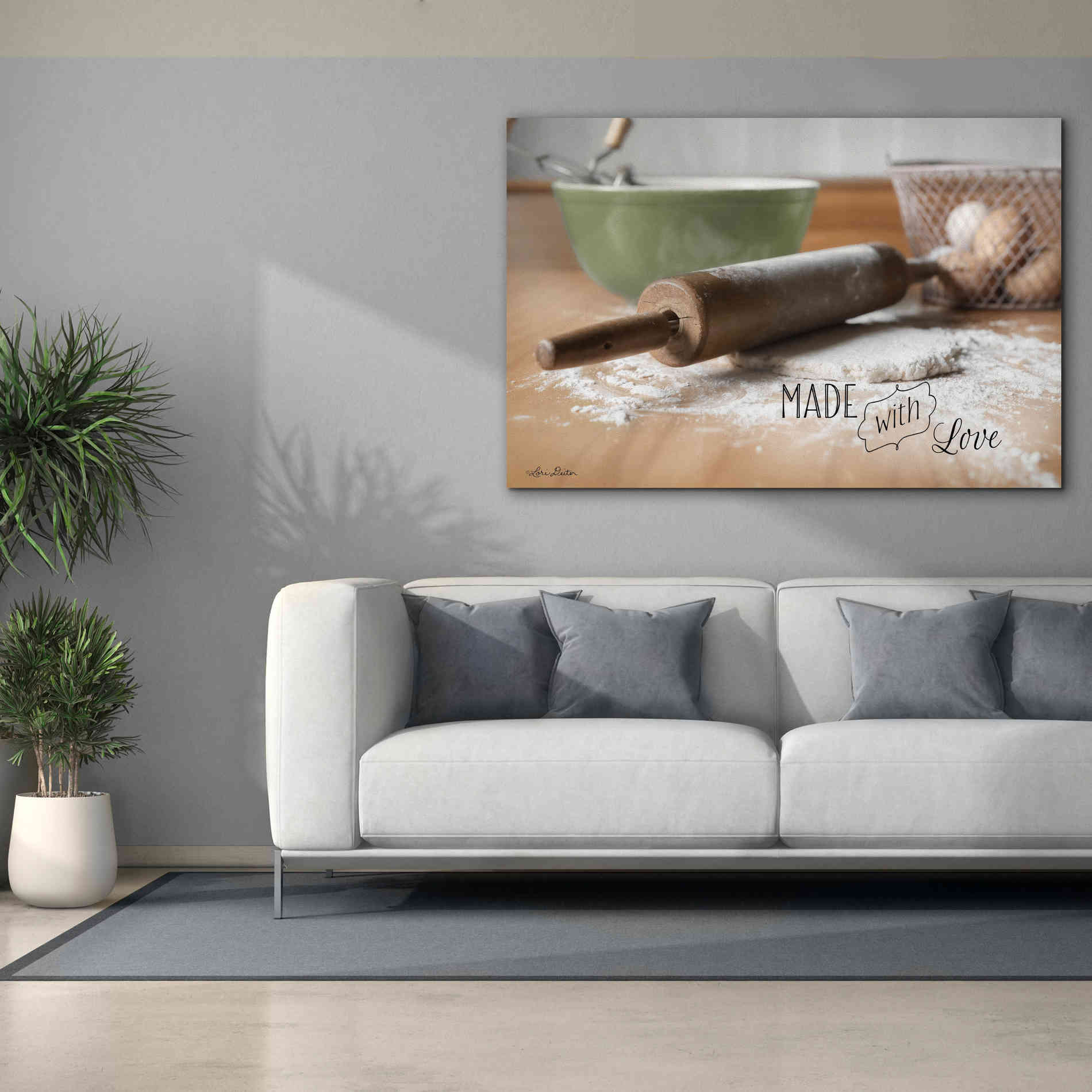 'Made with Love' by Lori Deiter, Canvas Wall Art,60 x 40