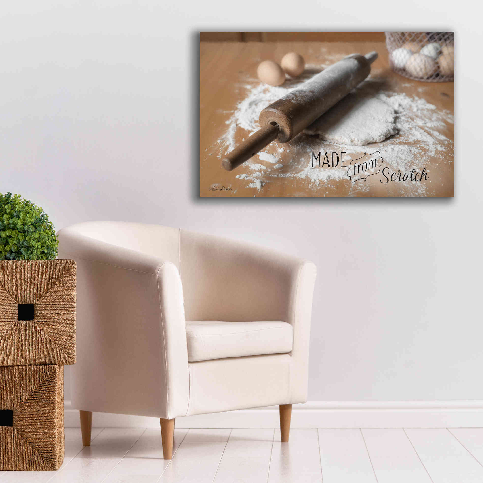 'Made from Scratch' by Lori Deiter, Canvas Wall Art,40 x 26