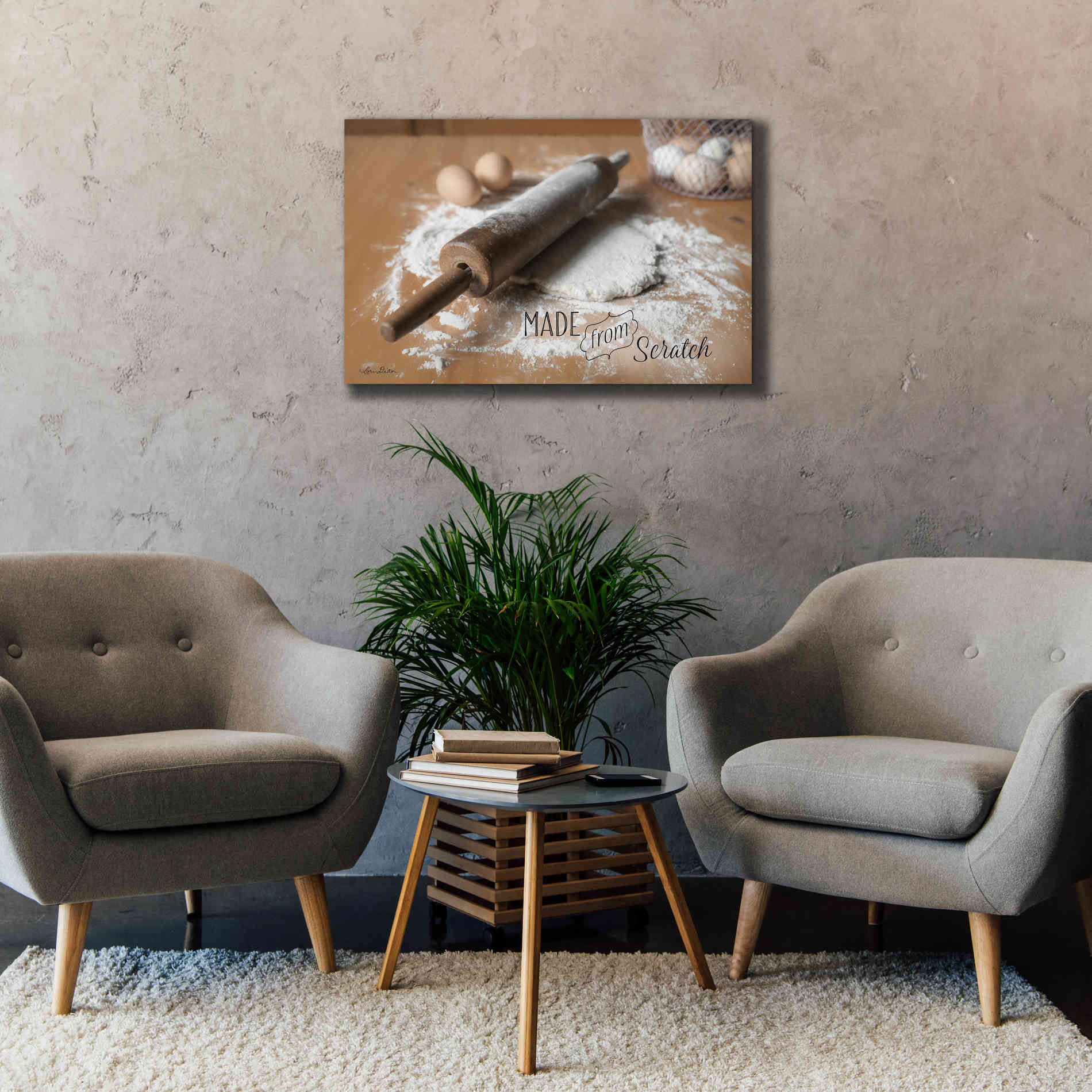 'Made from Scratch' by Lori Deiter, Canvas Wall Art,40 x 26