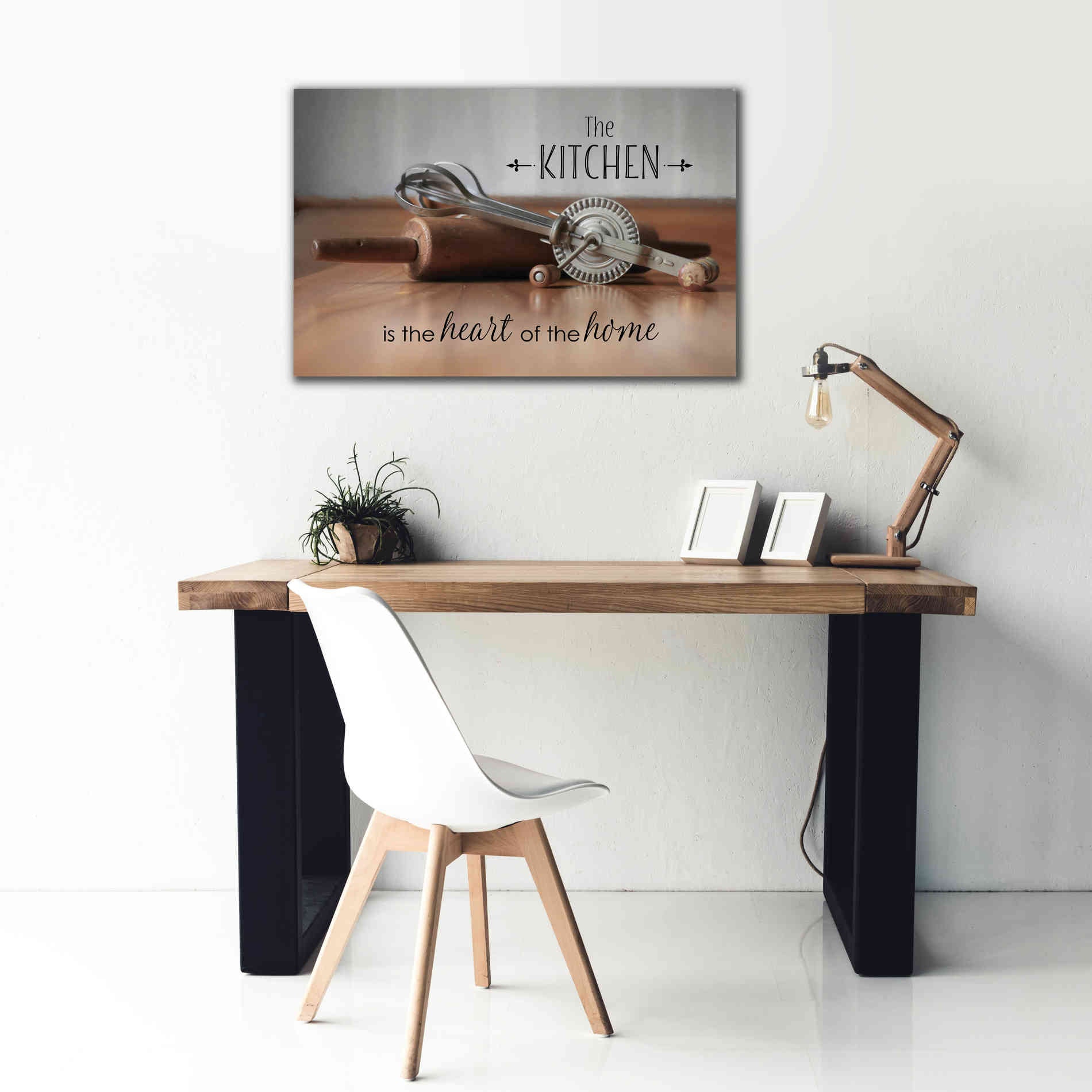 'The Kitchen is the Heart of the Home' by Lori Deiter, Canvas Wall Art,40 x 26
