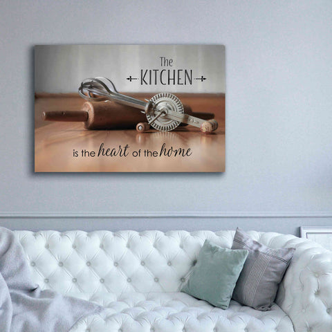 Image of 'The Kitchen is the Heart of the Home' by Lori Deiter, Canvas Wall Art,60 x 40