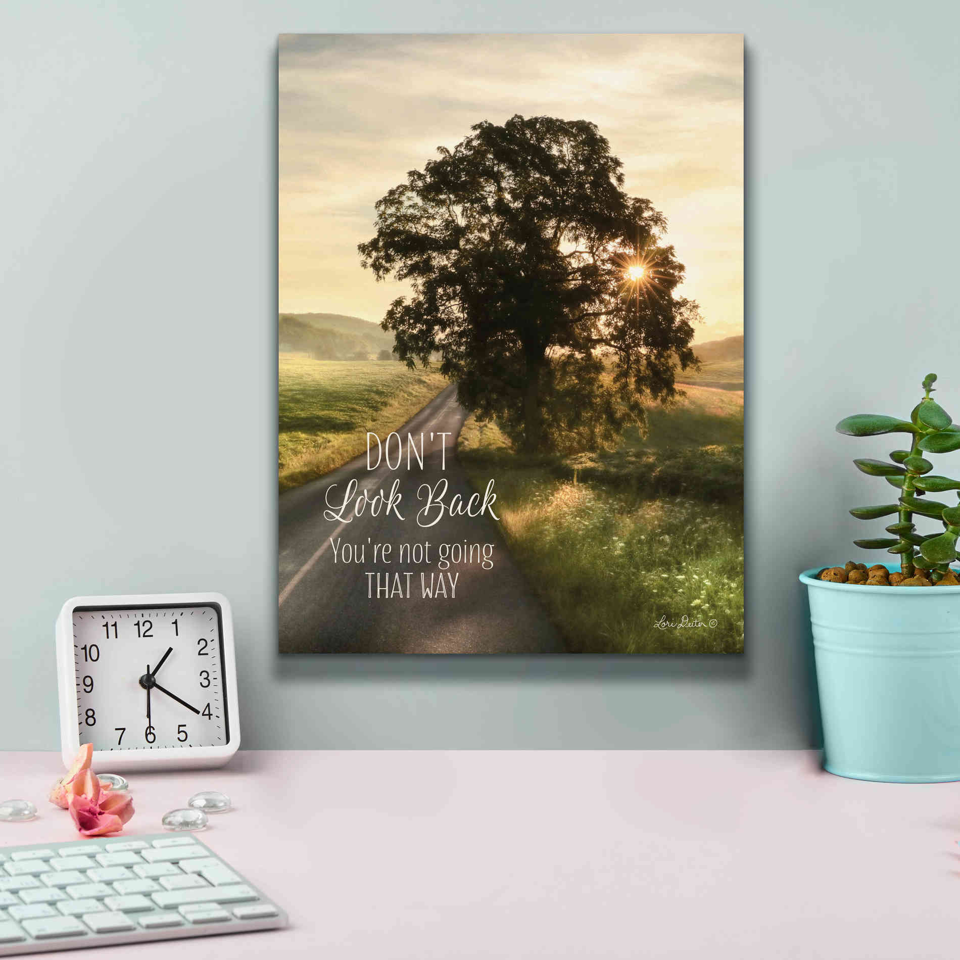 'Don't Look Back' by Lori Deiter, Canvas Wall Art,12 x 16