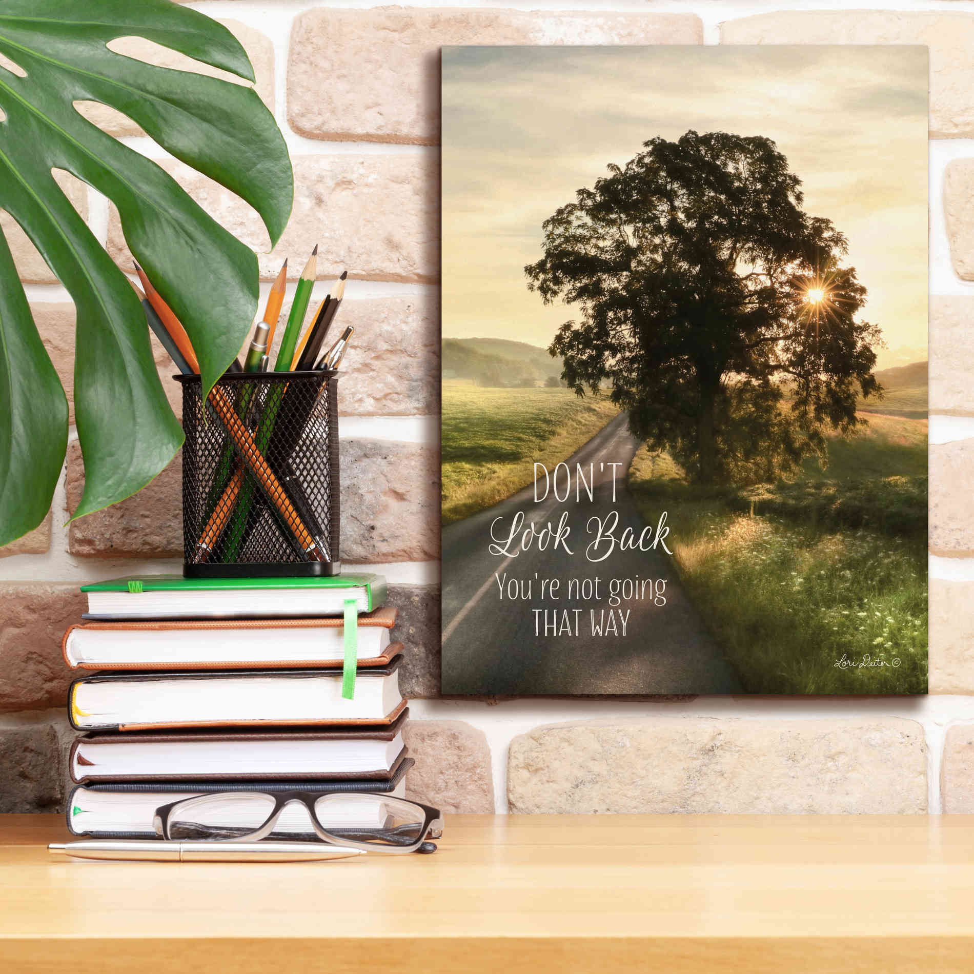 'Don't Look Back' by Lori Deiter, Canvas Wall Art,12 x 16