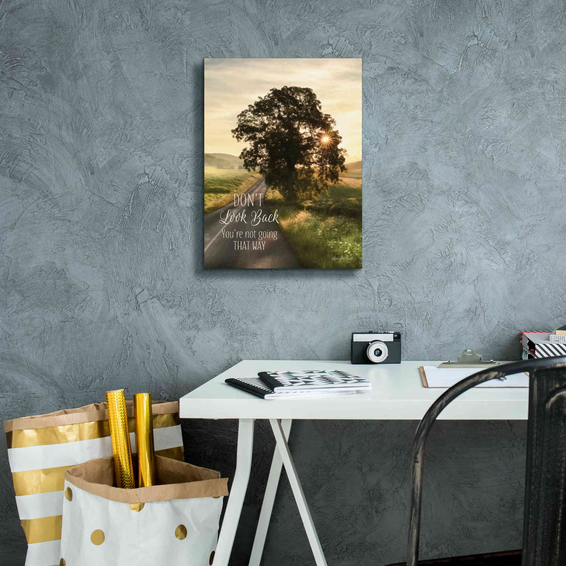 'Don't Look Back' by Lori Deiter, Canvas Wall Art,12 x 16