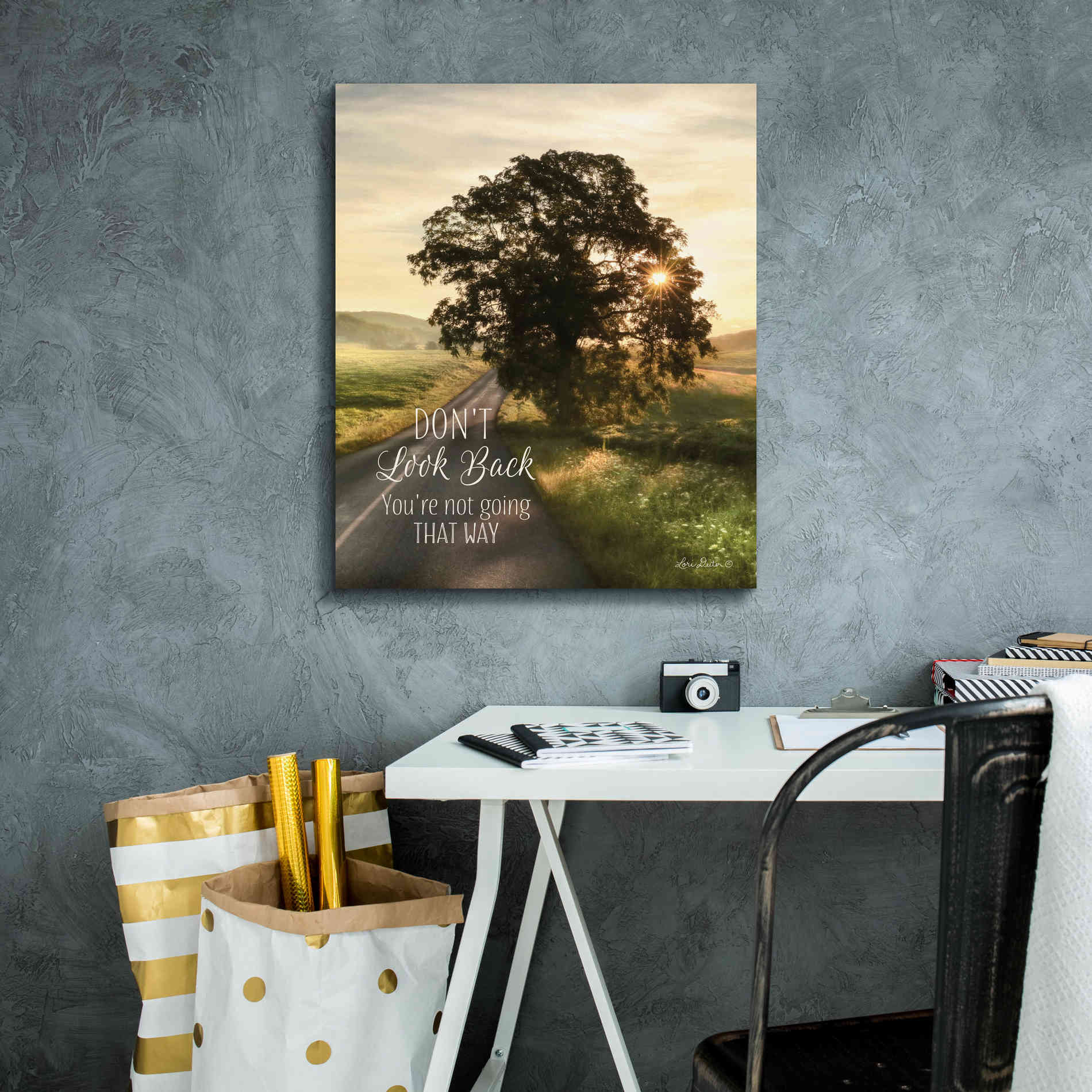'Don't Look Back' by Lori Deiter, Canvas Wall Art,20 x 24