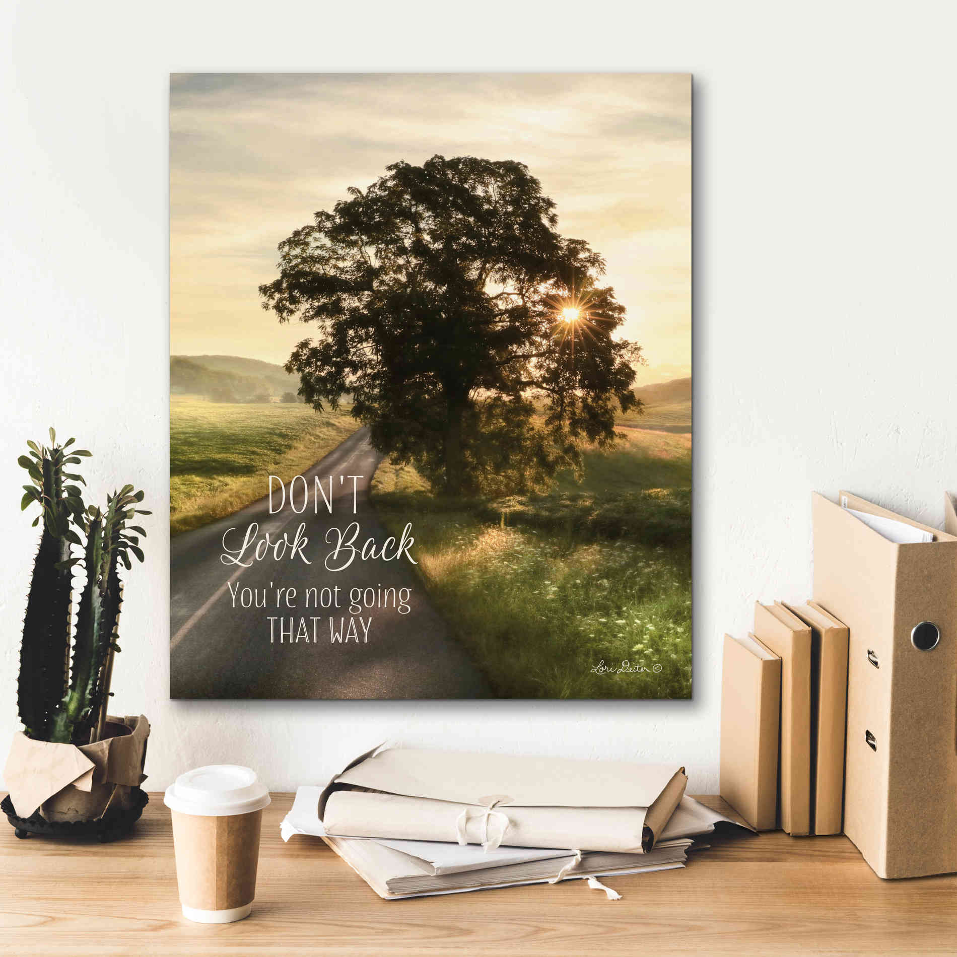 'Don't Look Back' by Lori Deiter, Canvas Wall Art,20 x 24