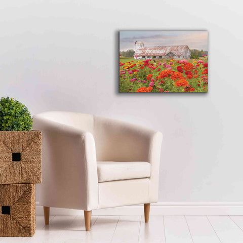 Image of 'Vermont Flowers' by Lori Deiter, Canvas Wall Art,26 x 18