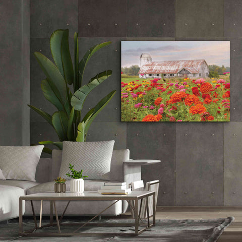 Image of 'Vermont Flowers' by Lori Deiter, Canvas Wall Art,54 x 40