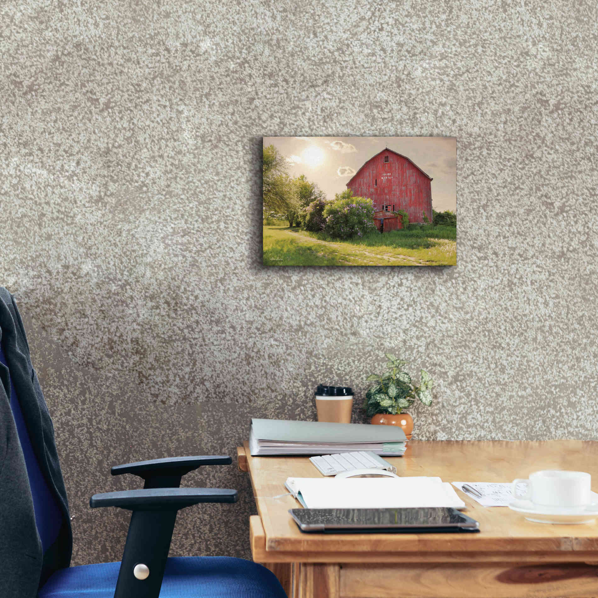 'Spide Barton Barn' by Lori Deiter, Canvas Wall Art,18 x 12