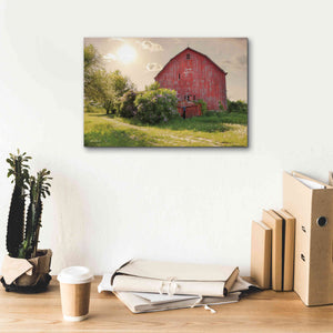 'Spide Barton Barn' by Lori Deiter, Canvas Wall Art,18 x 12