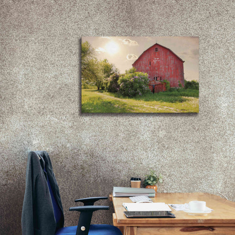 Image of 'Spide Barton Barn' by Lori Deiter, Canvas Wall Art,40 x 26