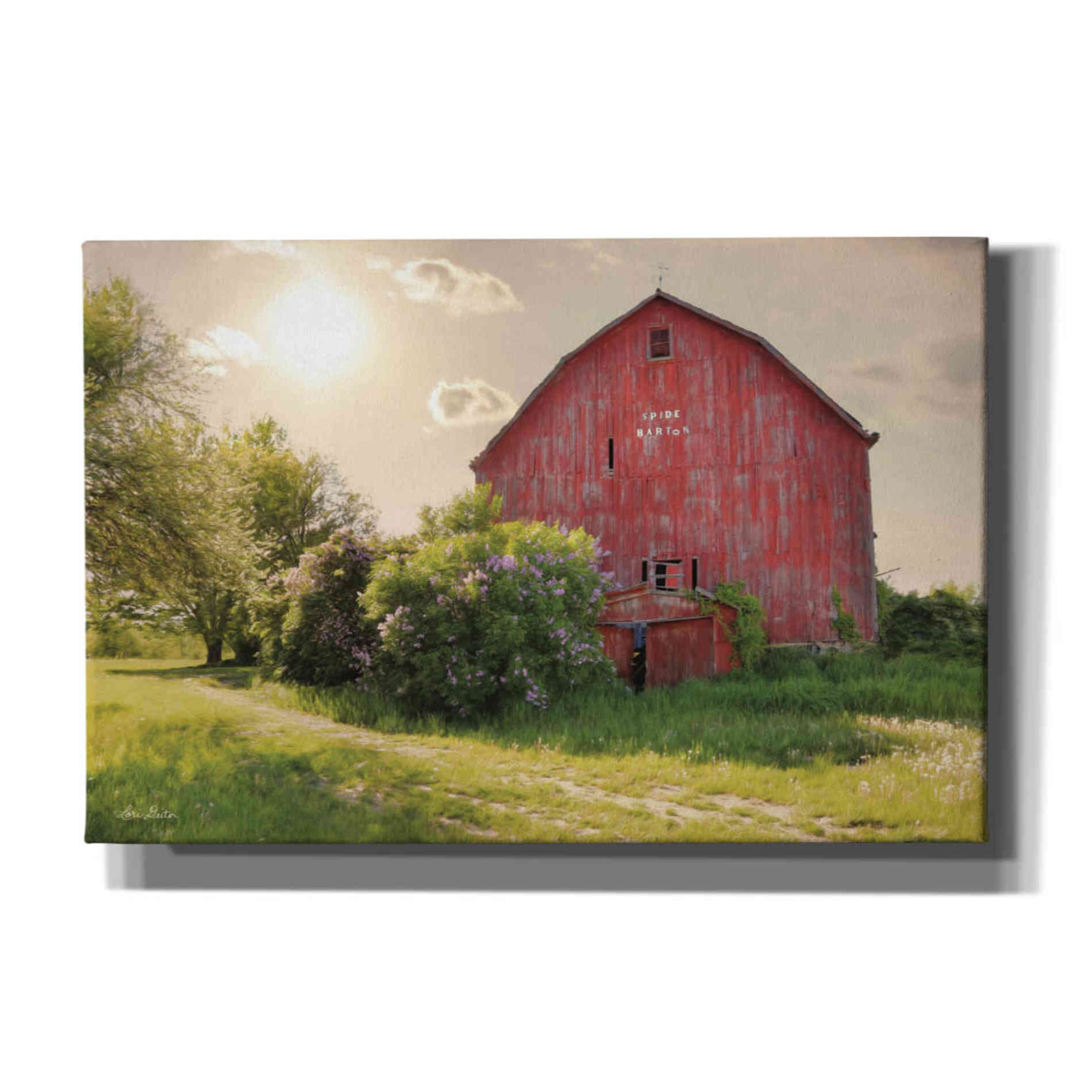 'Spide Barton Barn' by Lori Deiter, Canvas Wall Art