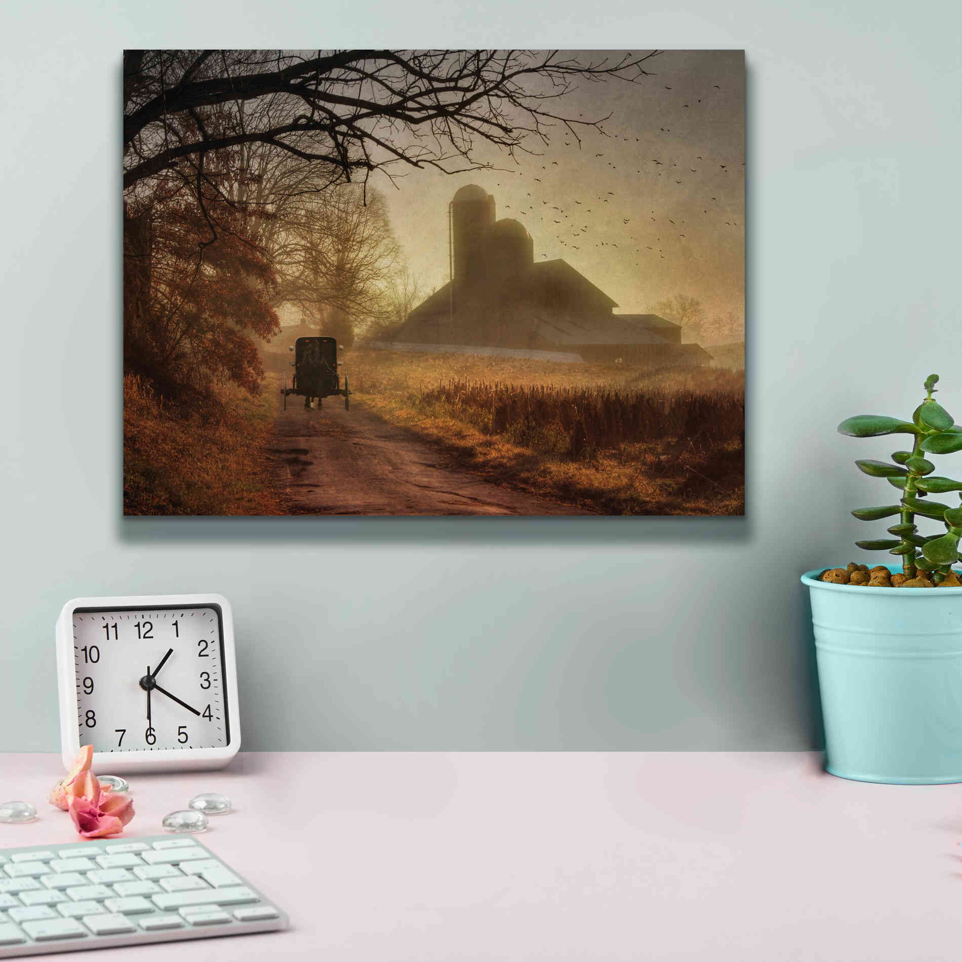 'Sunday Morning' by Lori Deiter, Canvas Wall Art,16 x 12