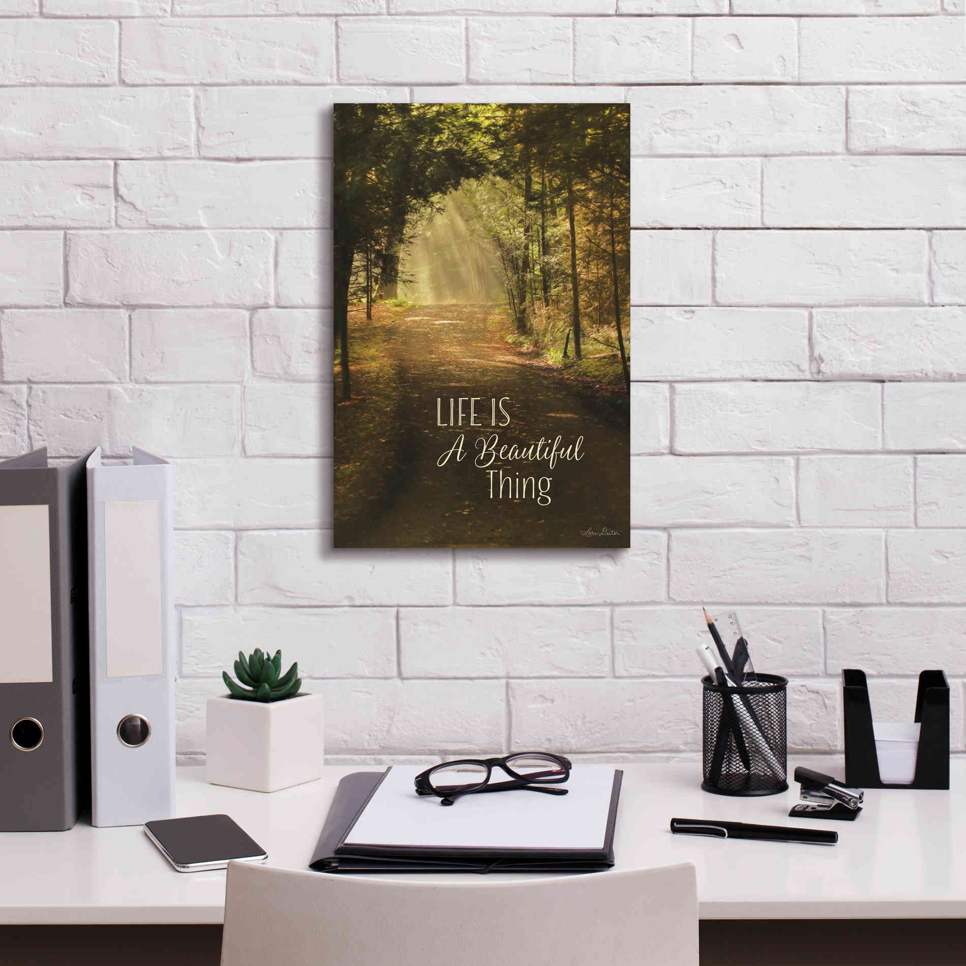 'Life is a Beautiful Thing' by Lori Deiter, Canvas Wall Art,12 x 18
