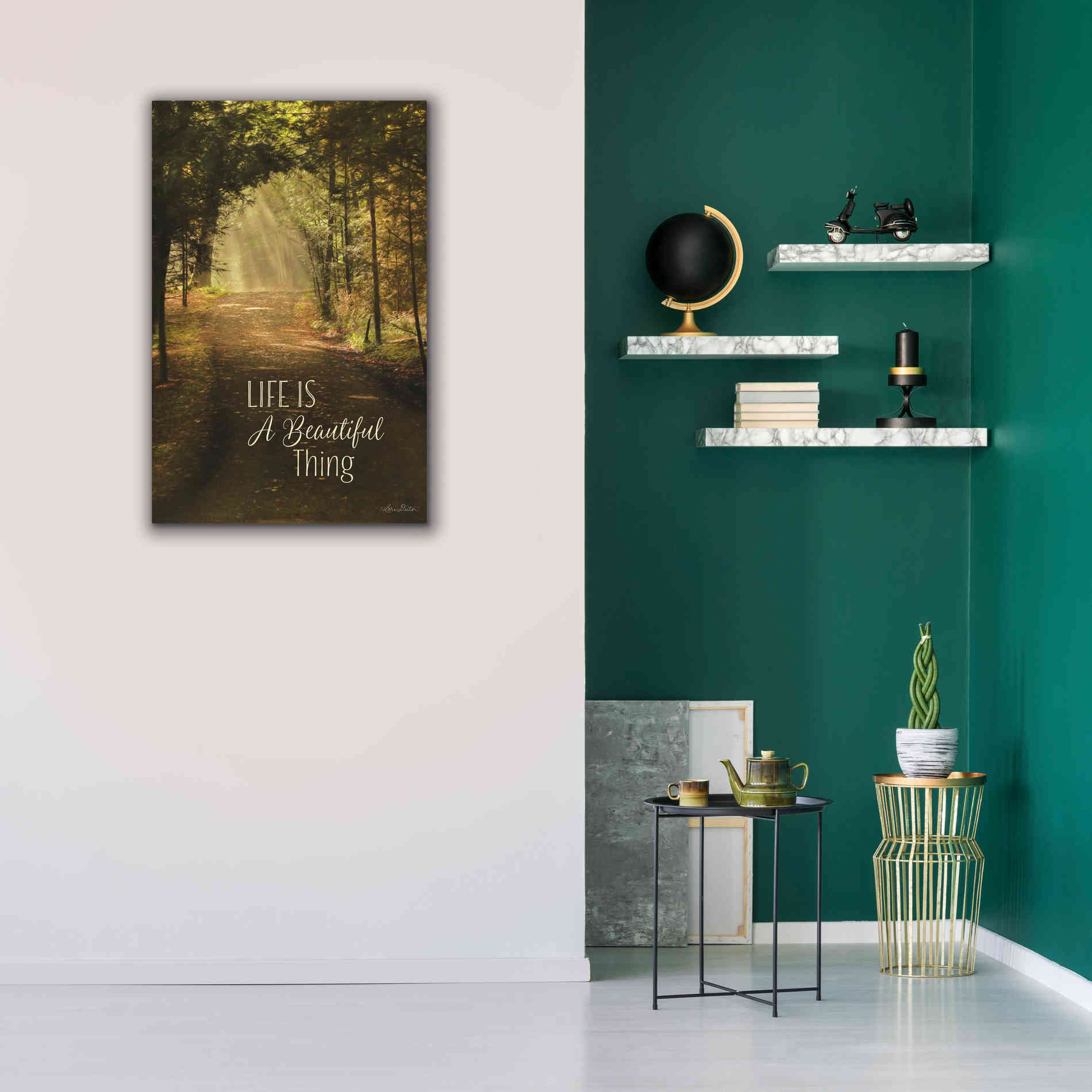 'Life is a Beautiful Thing' by Lori Deiter, Canvas Wall Art,26 x 40