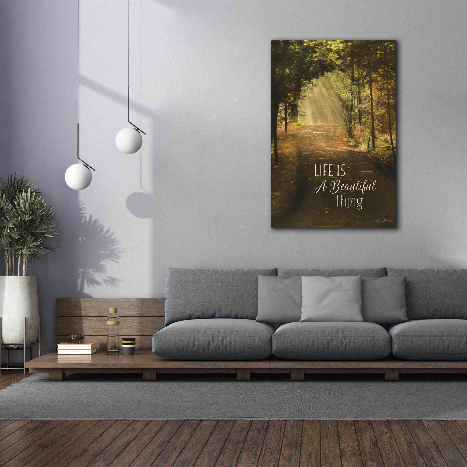 'Life is a Beautiful Thing' by Lori Deiter, Canvas Wall Art,40 x 60