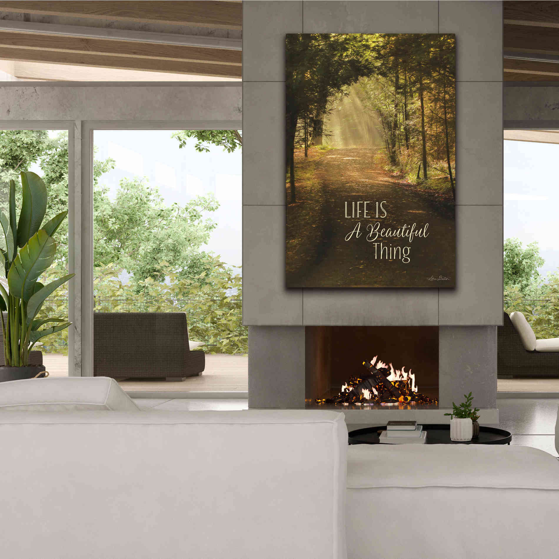 'Life is a Beautiful Thing' by Lori Deiter, Canvas Wall Art,40 x 60