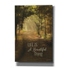 'Life is a Beautiful Thing' by Lori Deiter, Canvas Wall Art