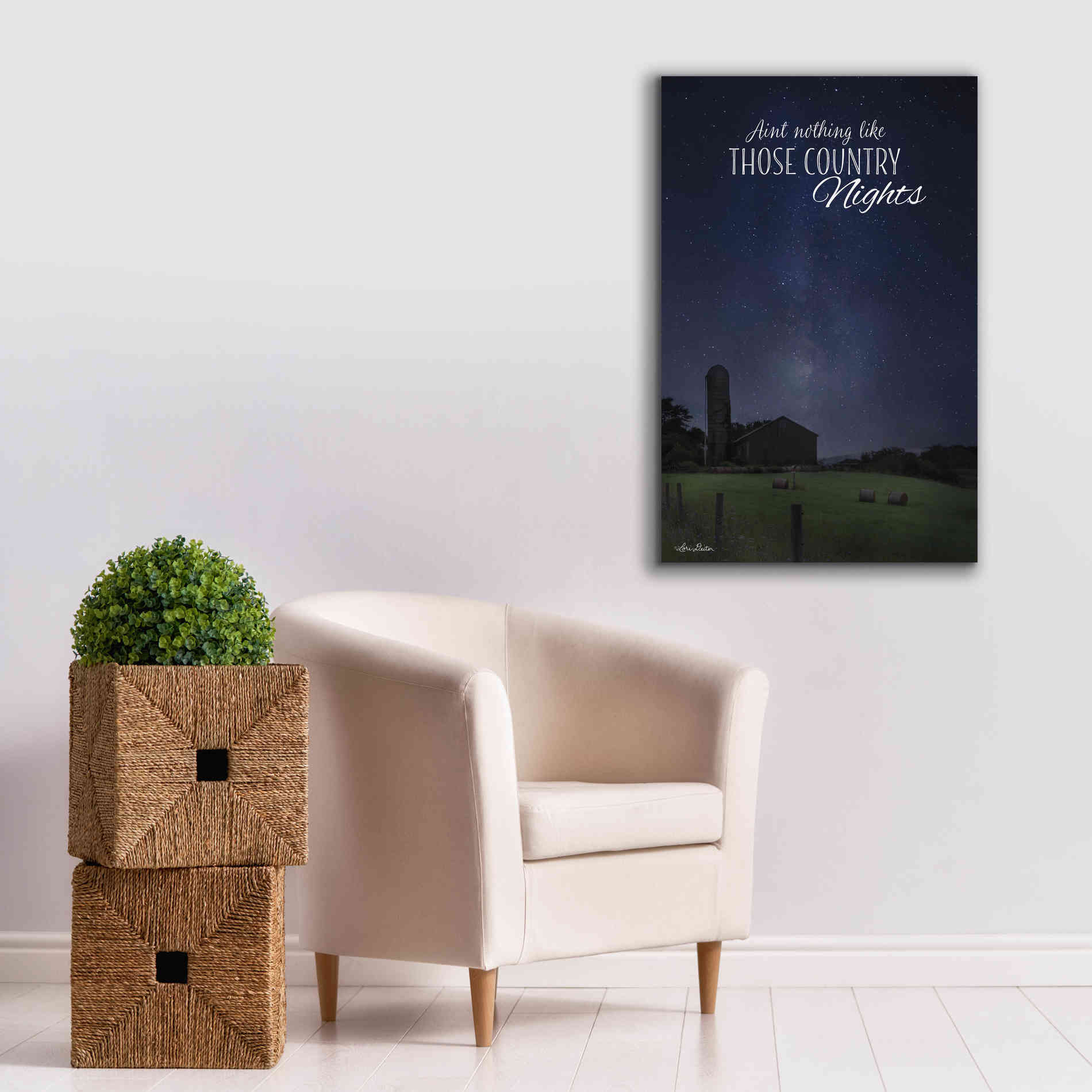 'Country Nights' by Lori Deiter, Canvas Wall Art,26 x 40