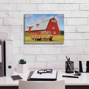 'Vermont Dairy Farm' by Lori Deiter, Canvas Wall Art,16 x 12