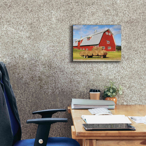 Image of 'Vermont Dairy Farm' by Lori Deiter, Canvas Wall Art,16 x 12