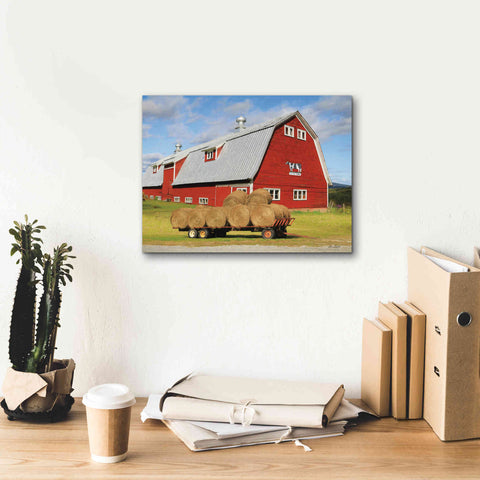 Image of 'Vermont Dairy Farm' by Lori Deiter, Canvas Wall Art,16 x 12