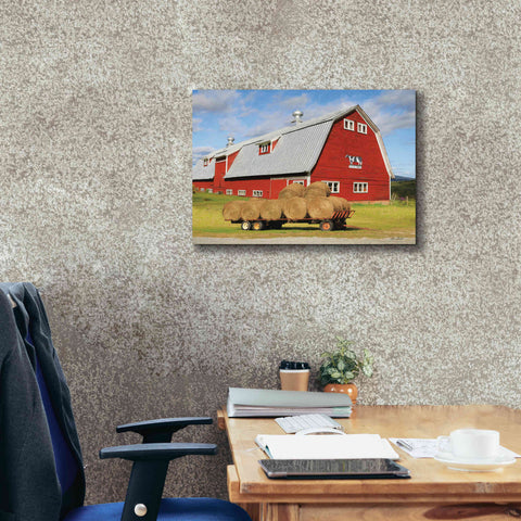 Image of 'Vermont Dairy Farm' by Lori Deiter, Canvas Wall Art,26 x 18