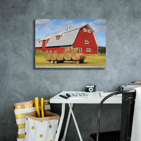 Image of 'Vermont Dairy Farm' by Lori Deiter, Canvas Wall Art,26 x 18