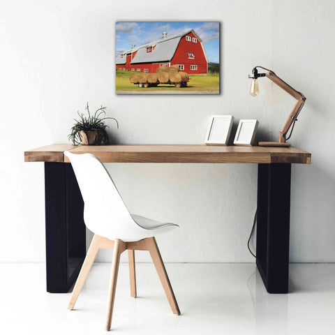 Image of 'Vermont Dairy Farm' by Lori Deiter, Canvas Wall Art,26 x 18