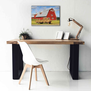 'Vermont Dairy Farm' by Lori Deiter, Canvas Wall Art,26 x 18