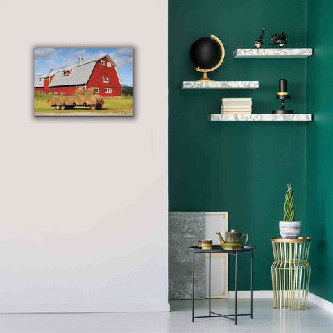 Image of 'Vermont Dairy Farm' by Lori Deiter, Canvas Wall Art,26 x 18