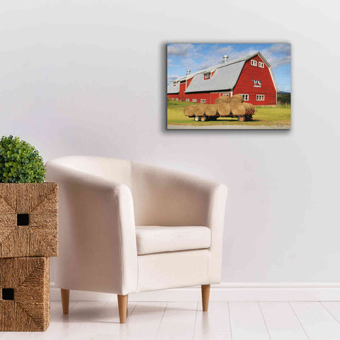 Image of 'Vermont Dairy Farm' by Lori Deiter, Canvas Wall Art,26 x 18