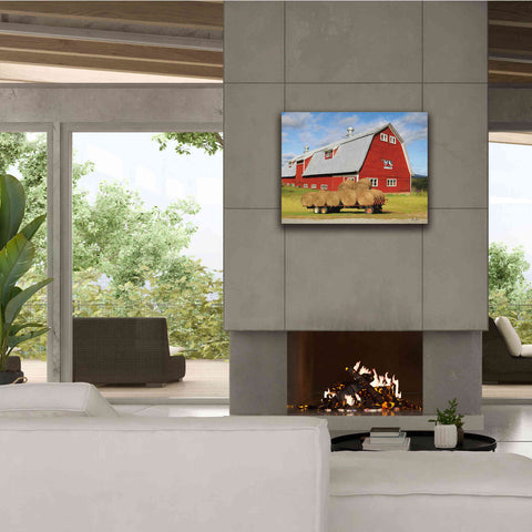 Image of 'Vermont Dairy Farm' by Lori Deiter, Canvas Wall Art,34 x 26