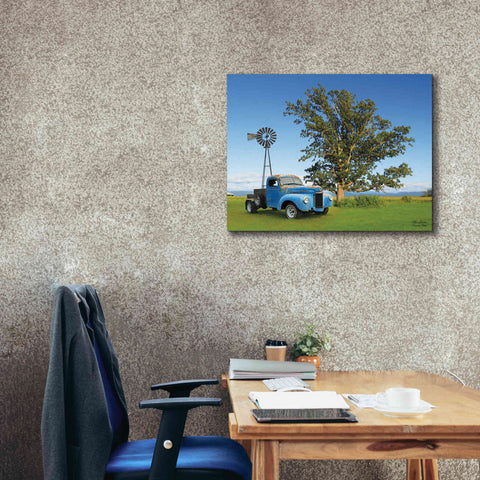 Image of 'Country Blue' by Lori Deiter, Canvas Wall Art,34 x 26
