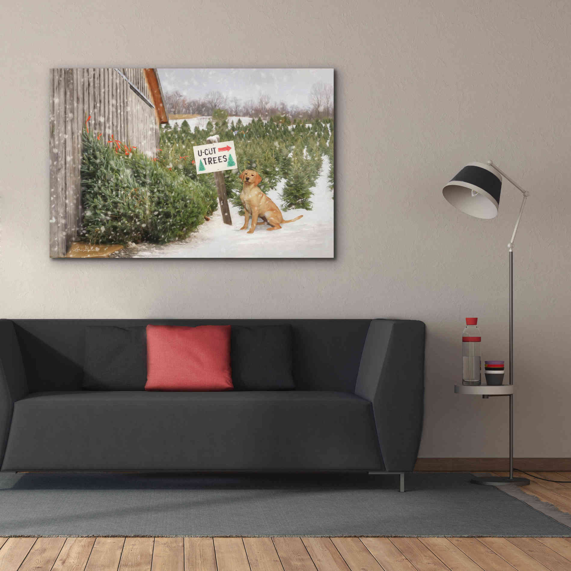 'U-Cut Trees' by Lori Deiter, Canvas Wall Art,60 x 40